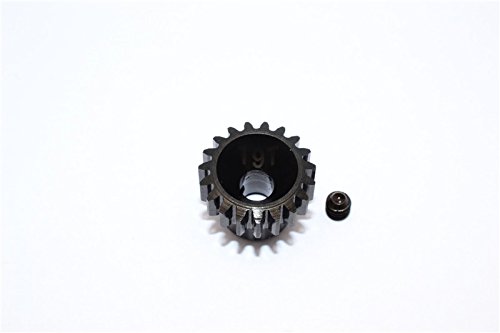 Axial Yeti, Yeti SCORE & Yeti XL Upgrade Parts Steel #45 Pinion Gear 32 Pitch 19T - 1Pc Set Black
