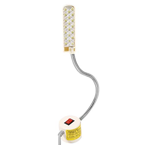 Nikou Sewing Machine Light - Gooseneck Arm Work Lamp LED Lighting with Magnetic Mounting Base for Sewing Machine Drill Presses Desks Music Stands Craft Workbenches Lathes Lamps (Size : #3 (20 LEDs))