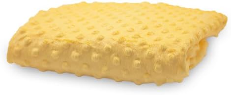 Rumble Tuff Minky Dot Changing Pad Cover, Yellow,Compact