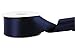 Laribbons 2 inch Wide Double Face Satin Ribbon - 25 Yard (370-Navy)