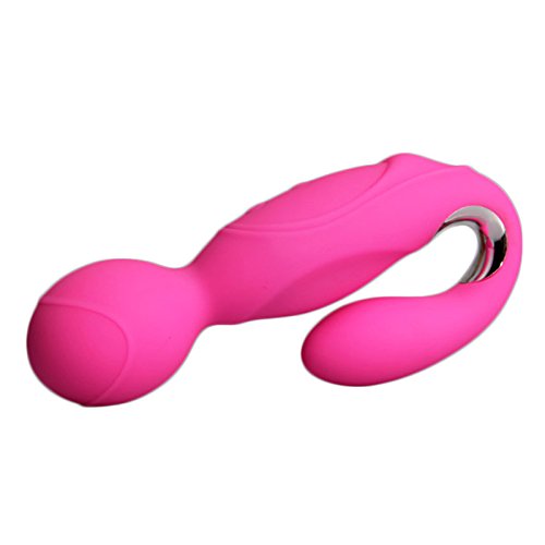 PyLios(TM) Silicone Waterproof Double Ended 7 Function Powerful vi bra tion Magic AV Wand G-s pot Vi bra tor for Women