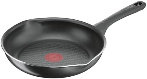 Day by Day B5580423 Poêle à frire avec revêtement anti-adhésif en titane et signal thermique Nettoyage facile Noir 24 cm