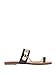 G by GUESS Women's Loren Toe Strap Chain Sandals