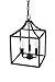 Umeway Houzlamod Marden 3-Light Chandelier, Industrial Style Lighting for Entryway,Hallway and