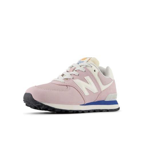 New Balance Kid's 574 V1 Lace-Up Sneaker (Big Kid), Twilight Haze/Sea Stone, 55…