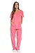 Just Love Women's Coral Scrub Set - Small,Coral,Small