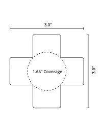 iHeartRaves Rave Pasties (juego de 2 pastas), talla única