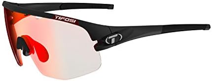 Amazon.com: Tifosi Optics Crit Sunglasses, Black/Red w/Clarion Red