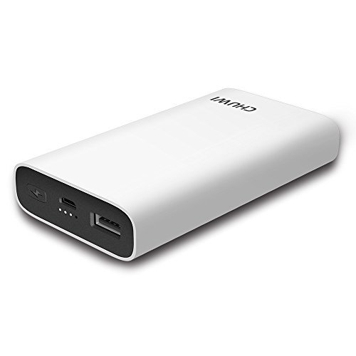 CHUWI 10050mAh Portable Charger, Quick Charge 3.0 External Battery Power Bank for iPhone, Samsung, iPad,Android and other Smart Devices - White