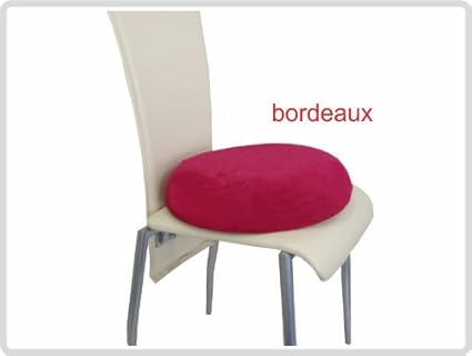 Latexkissen Sitzkissen Sit Ring Anti-Dekubitus-Sitzkissen rund, inkl. Frotteebezu, bordeaux