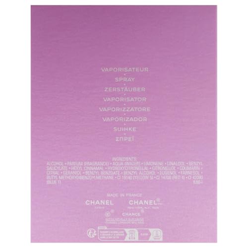 Chanel Chance femme/ woman Eau de Parfum Vaporisateur, 1er Pack, (1x 100 ml) 5