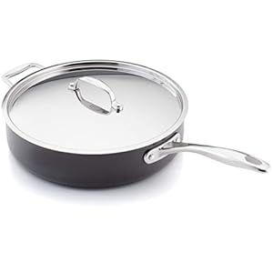 Stellar-S624-28-cm-Saute-Pan-Black Stellar S624 28 cm Saute Pan, Black