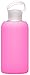 The Original Teeny bkr Water Bottle: Glass Bottle + Soft Silicone Sleeve 250mL