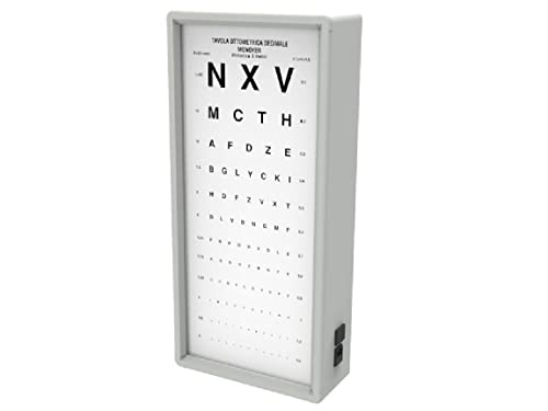 GIMA 27381 Luminous Optometric chart Monoyer, 3m