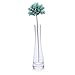 ComSaf 8.5 Inch Small Bud Vase, Glass Flower Vase for Home Decor Centerpieces Gift, Pack of 3