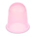 Vacuum Therapy Coupe Silicone Cupping Devices Anti-cellulite Slimming Massage Cups for Full Body and Face - L, Pink