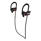 Bluetooth Headphones, allimity Wireless In-Ear Noise Cancelling Earbuds Bluetooth Sports Earphones with Mic Anti-slip Earhook for Cycling, Jogging, Biking, Exercise,Workout(Black)[Upgraded Version]