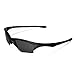 Walleva Black Polarized Replacement Lenses for Oakley Half Jacket XLJ Sunglasses