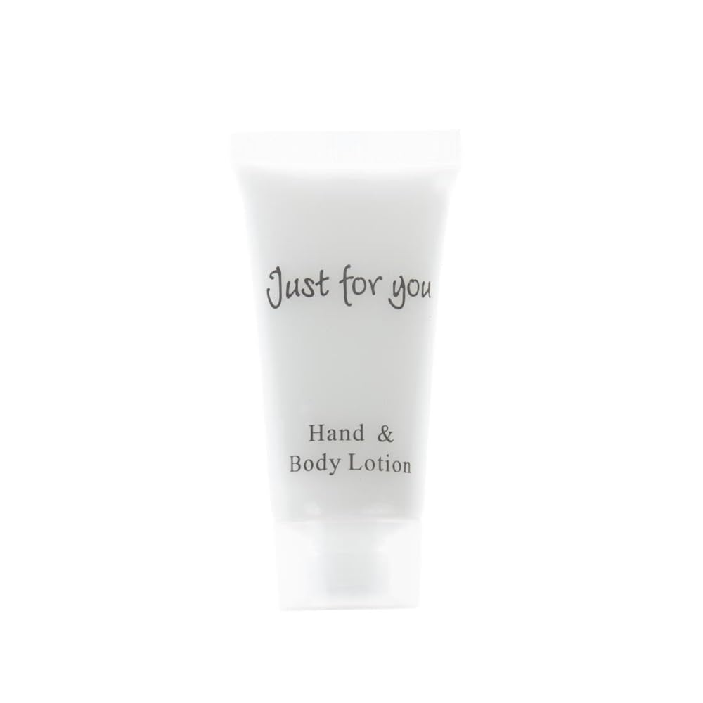 Travel Toiletries - Just for You Hand & Body Lotion 20ml (Pack of 100), REACH Compliant Hotel Hand & Body Lotion, Pleasant Fragrance, Hotel or Home Use, Dimensions 79(H) x 39(W) x 22(D) mm, GF950