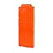 Bullet Magazine Clip, WOLFBUSH 12 Dart Reload Clip Magazine Soft Bullet Clip For Nerf Ammo Cartridge - Orange