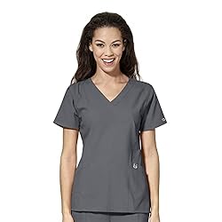 WonderWink W123 Women’s Stylized V-Neck Scrub Top