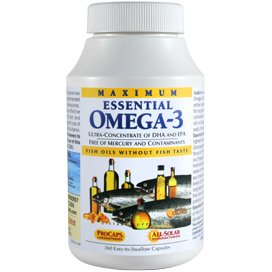 Maximum Essential Omega-3 - Orange 360 Capsules