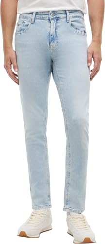 Tommy Jeans Vaqueros Hombre Austin Slim Tapered Fit, Azul (Denim Light), 33W/32L
