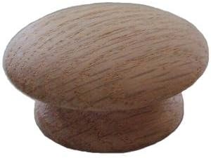 Unfinished Oak Wooden Furniture Knob 1 3 4 Antique Or Modern