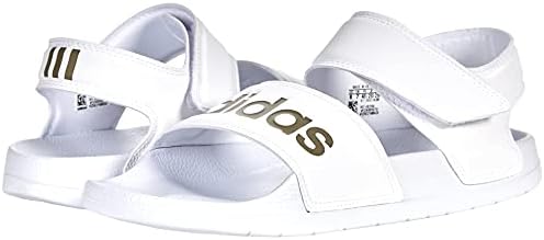 adidas Women's Adilette Sandal Slide, White/Champagne Metallic/White, 11  price in Saudi Arabia | Amazon Saudi Arabia | kanbkam