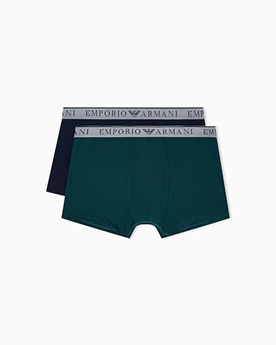 Emporio Armani Endurance 2-Pack Trunk Bermuda, Blu, XL Uomo