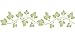 Ivy Stencil, 6 x 3 inch (M) - Classic Wall Border Leaf Stencils by CRAFT KREATIVELY