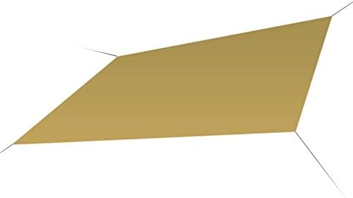 poetryer Rectangle Anti-UV Sun Shade Sail Outdoor Garden Patio Party Sunscreen Canopy Sunsail Awning 180cm x 145cm for gardens, balconies, camping
