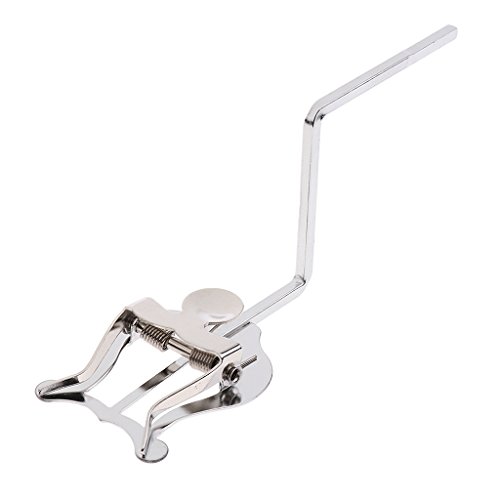 Blesiya Elegant Sax Sheet Music Clip Holder Clamp-On Holder Lyre for Saxophone Parts 6.69x2.36inch