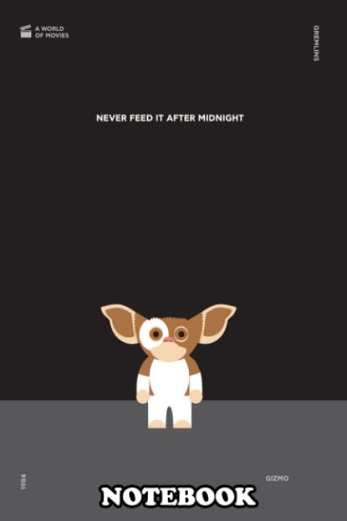 Notebook: Gizmo , Journal for Writing, College Ruled Size 6" x 9", 110 Pages