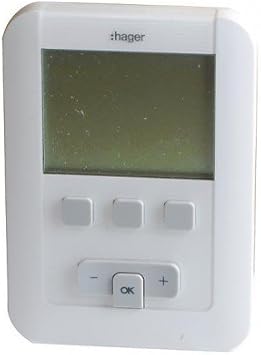 Hager sas - Programmable Room thermostat - HAGER EK520 with lithium
