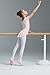 JEE.MDNMD.OO Girls' Flutter Sleeve Skirted Leotard Ballet Pink