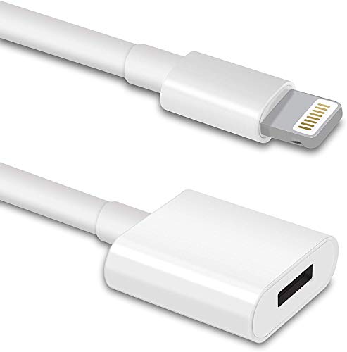 Onepeace Extender Cable Connector Female to Male Pass Audio Video Music Data and Power Charge 3.3ft Female to Male Extension Cable - White