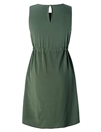 Chicwe - Vestido elástico para mujer, talla grande, con cordón