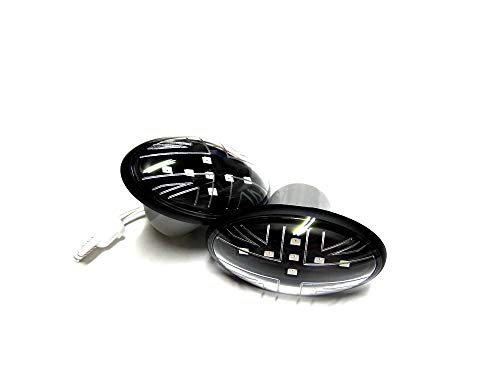 Union Jack Lens Side Marker Signal Lamp Amber LED Light for MINI COOPER MK1 R50 R52 R53 2001~2006