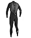 O'Neill Mens 3/2mm Reactor Back Zip Full Wetsuit, Black, XXX-Large