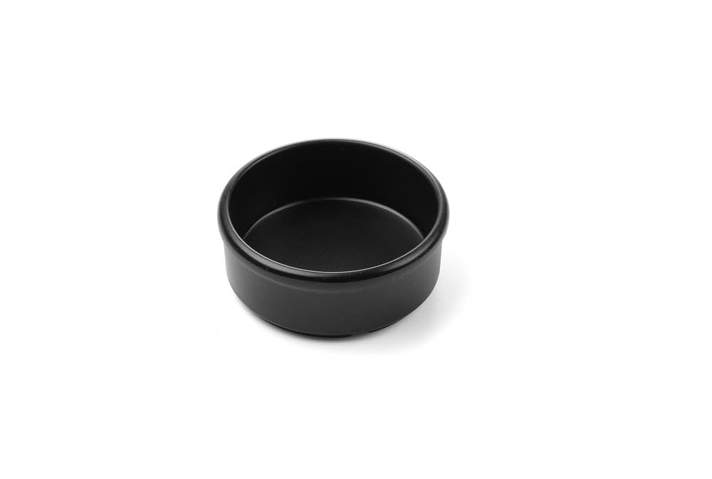 HENDI Butter & Sauce dish, black, ⌀80 x(H)30 mm