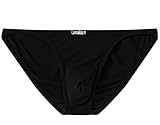 JINSHI Mens Thong String Bikini Briefs Sexy Low Rise Bamboo Underwear XXXL