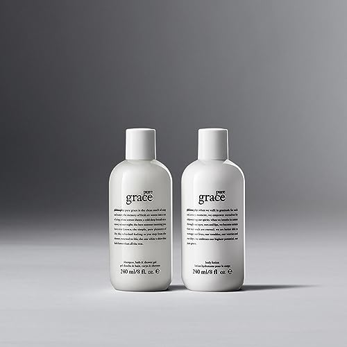 PHILOSOPHY – THINKING OF YOU PURE GRACE SHOWER GEL & BODY LOTION GIFTING SET – BIRTHDAYS, HOLIDAY, WEDDING, PRESENT FOR MAN, HER