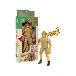 steve irwin talking action figure