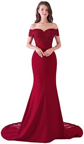 Seasail 2019 Sweetheart Mermaid Prom Dress Satin with Appliques Evening Dresses Long Robe De Soiree