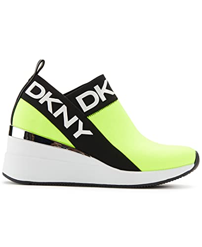 DKNY Women's Slip on Wedge Heel Sneaker 