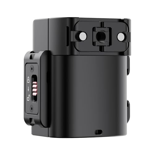 ULANZI PK-06 Expansion Adapter Accessories for DJI Osmo Pocket 3 - Aluminum Protective Cage Metal Bracket Mount with 1/4 Screw Holes/Gopro Adapter/Cold Shoe/Osmo Action Quick-Release