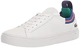 Lacoste Women's La Piquee Sneaker, WHT/BLU, 8
