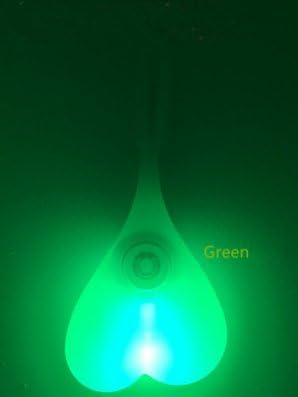YTanazing Outdoor Waterproof Cycling Taillight Silicone Heart Shaped Safety Night Recreation Creative Bike Tail Light