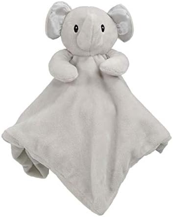 Soft Touch Cuddly Cute Elephant Baby Comforter, Super Soft Eco Friendly New Born Baby Gift, Self Soothing 36cm X 36cm